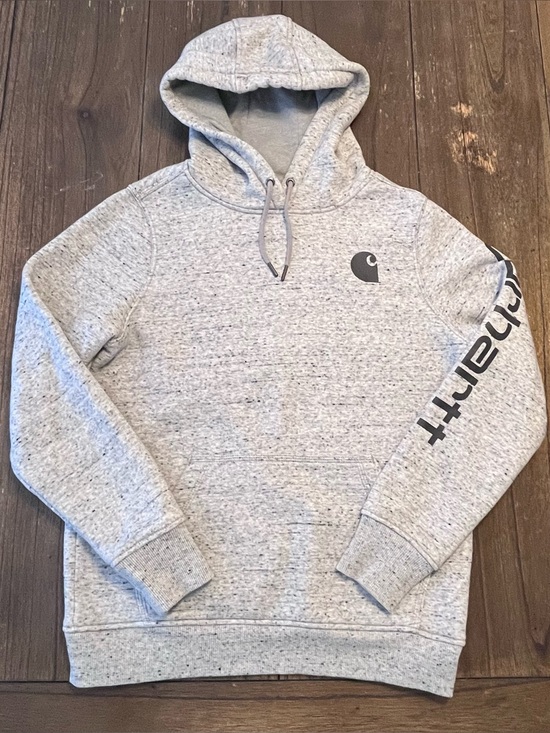 Carhartt Tops - Carhartt Grey Hoodie Womens Medium